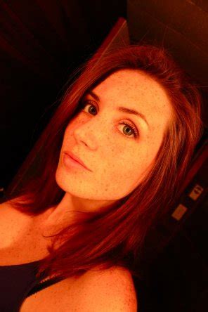 Green Eyes And All Over Freckles Porn Pic