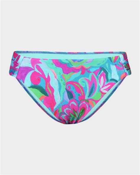 Sunshine French Cut Shirred Bikini Bottoms Neiman Marcus
