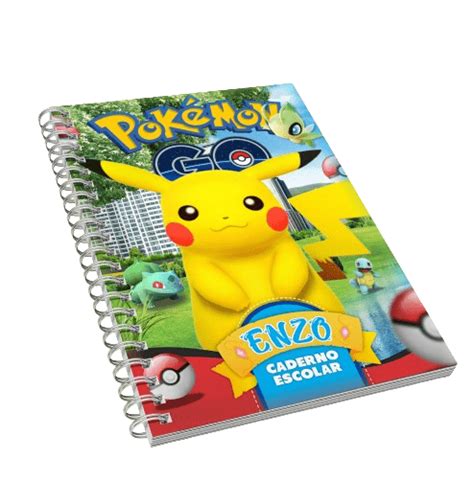 Agenda Escolar Pokemon Le O De Jud Lembrancinhas