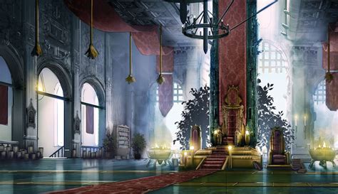 Fantasy Castle Throne Room