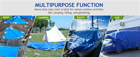 Amazon Sunlitap Mil Heavy Duty Waterproof Tarps X Ft