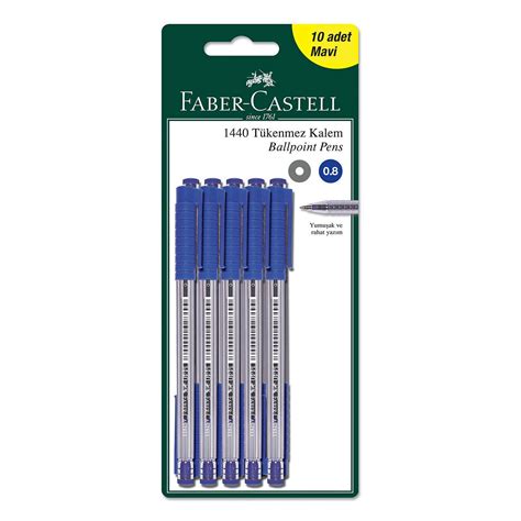 Faber Castell Lu Balpoint Mavi Mm T Kenmez Kalem Seti Bebekya