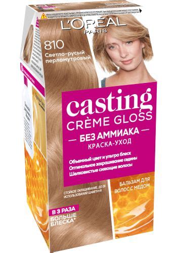 L'Oreal Paris Краска для волос Casting Creme Gloss, 810 Светло-русый ...