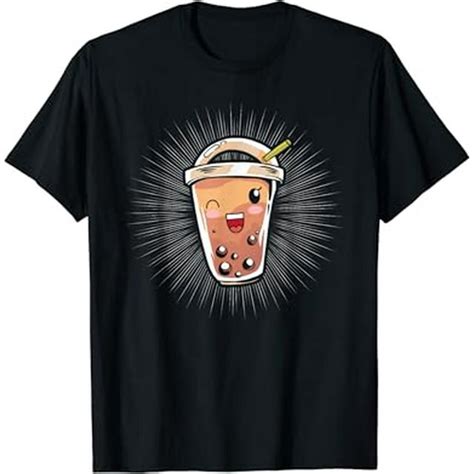 Boba Tea Kawaii Tapioca Milk Tea Bubble Tea T Shirt