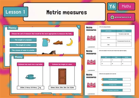 Year 6 Converting Units Metric Measures Lesson 1 Grammarsaurus