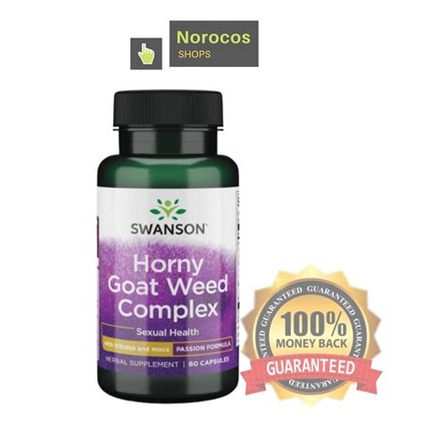 Jual Swanson Horny Goat Weed Complex With Tribulus And Maca 500 Mg Shopee Indonesia