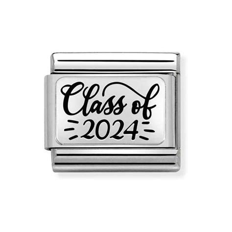 Nomination Classic Silvershine Class Of 2024 Charm Jewellery From Francis And Gaye Jewellers Uk