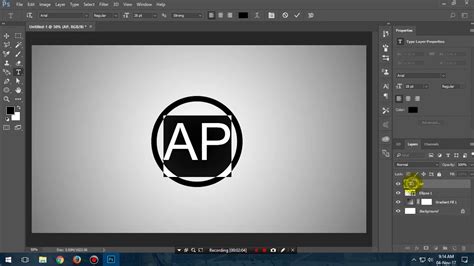 How To Make Logo In Photoshop Easily New Version YouTube