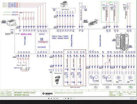 Bomag BF600P Wiring Diagram Function 442 2017 EN IT