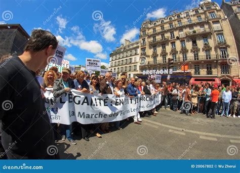 Paris France June Gay Pride Editorial Photography Image Of March Celebrate