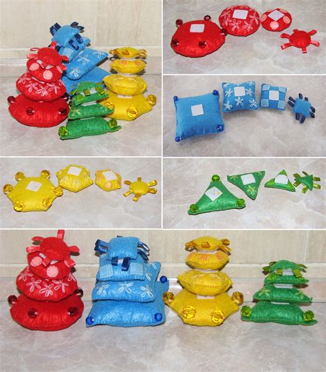 Игрушки-развивашки: Геометрические пирамидки