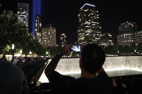 The Tribute in Light commemorates the 9/11 anniversary