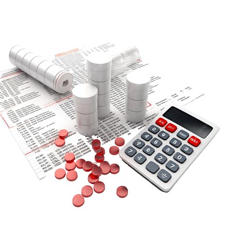 3d Illustration Of Medical Bill To Pay For Medicines Rising Medicine