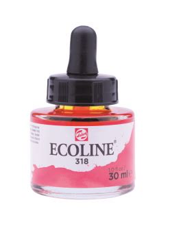 Акварель жидкая Ecoline банка 30 мл №318 Carmine (Кармин) - купить ...