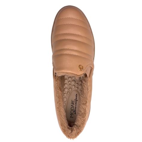 Tênis Peluciado Modare Feminino 736312225830 Nude Tênis Peluciado Modare Feminino