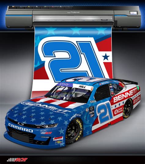 2023 #21 richard childress racing xfinity series paint schemes