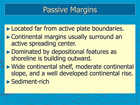 Continental Margins Active Vs Passive Ppt Download