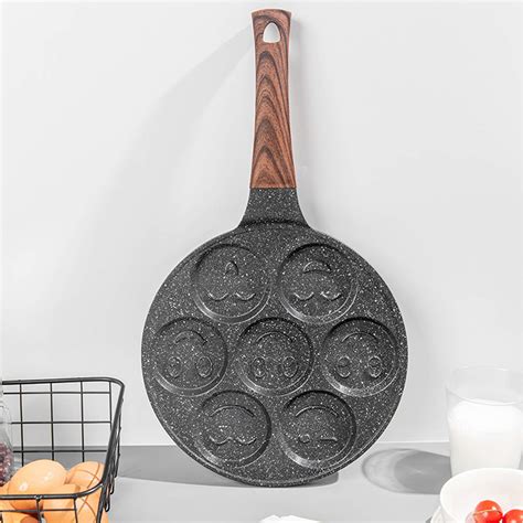 Pancake Maker Pan Emoji Pancake Pan Nonstick Smiley Face Pancake Pan Nonstick 7 Mold Emoji