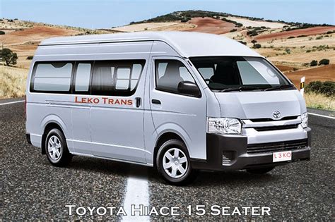Toyota Hiace Charter Bali Toyota Hiace 15 Seats Hire Bali Leko Trans