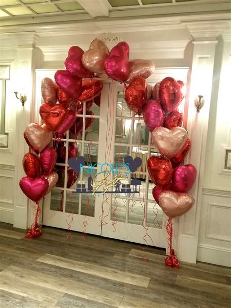 Arch Of Hearts By Nicole S Gift Creations Heart Balloon Decor