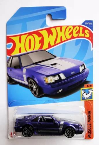 Hot Wheels 2022 84 Ford Mustang Svo 221 250 Azul Meses sin interés
