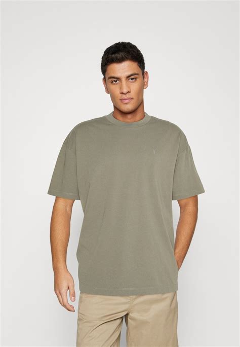 Allsaints Harding Crew T Shirt Basic Soft Green Lichtgroen Zalando Nl