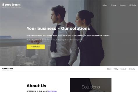 Business Landing Page Template for Consulting Company - MotoCMS