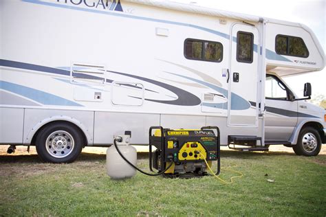 100307 - Champion 3500-Watt Dual Fuel RV Ready Portable Generator w ...