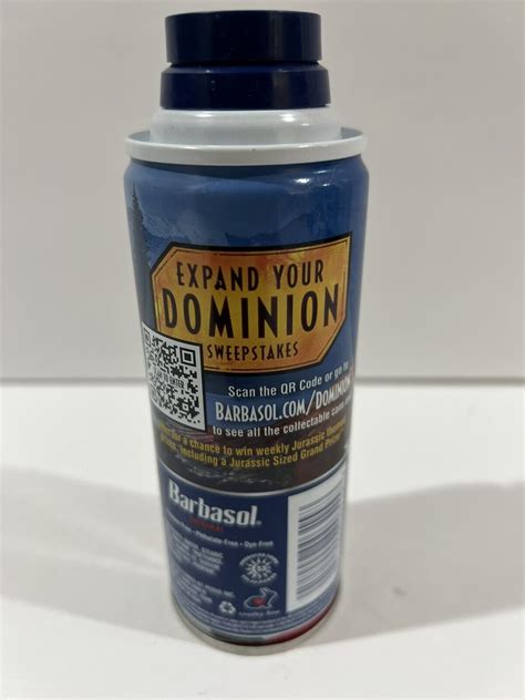 Jurassic World Dominion Park Limited Edition Barbasol Shaving Cream Can T Rex Ebay