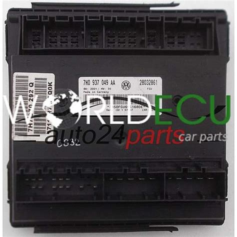 COMFORT CONTROL MODULE VOLKSWAGEN TRANSPORTER DELPHI 28032861 7H0 937