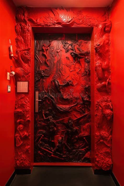Dark Doors To Hell Entrance To The World Of Demons Generative Ai