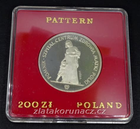 Polsko 200 zlotych 1985 Pomnik PRÓBA Numismatika Zlatá Koruna Ostrava