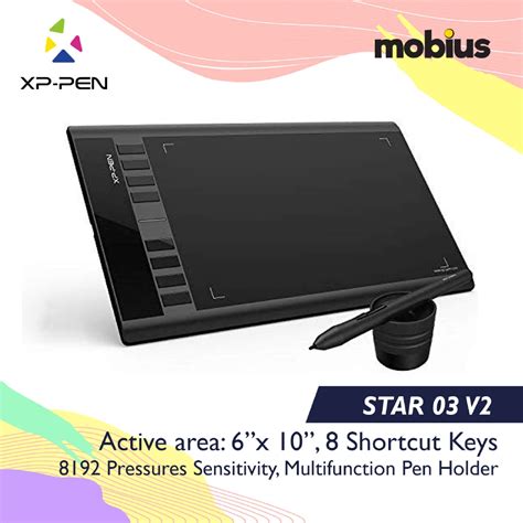XP-Pen Star 03 V2 Drawing Tablet | Shopee Malaysia