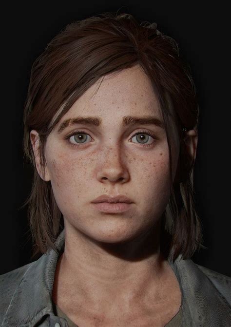 Ellie Williams Portrait In The Last Of Us