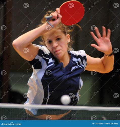 Table tennis action editorial image. Image of person - 11883245