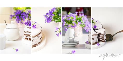 Naked Cake Tort Urodzinowy Aran Acja Sto U Wall Stickers Arrangement Cookie Bakery