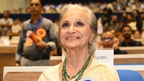 Waheeda Rehman Honored With Dadasaheb Phalke Award