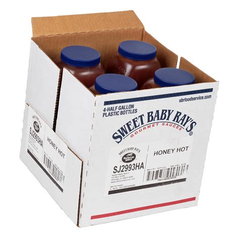 Honey Hot Wing Sauce Glaze Sweet Baby Ray S Foodservice