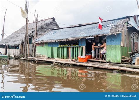 Belen Neighborhood Of Iquitos Editorial Stock Image Image Of