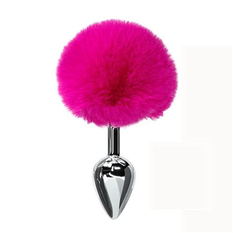 Plug Anal Pompom Pink Distribuidora Hot Flowers