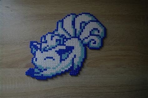 Amazon Sprite Alolan Vulpix pokémon Hama Beads Pixel Art