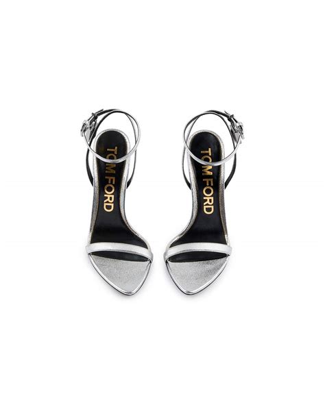 Tom Ford Padlock Pointy Naked Sandal David Jones
