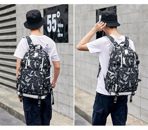 Граффити печати школьные ранцы для мальчиков подростков USB Ноутбук ...