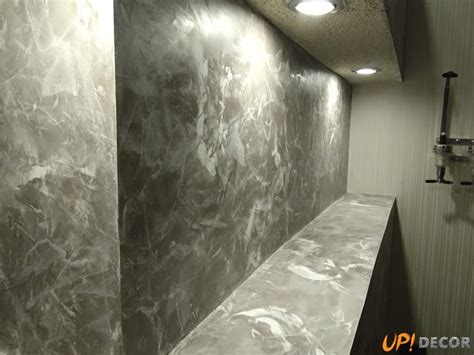 Венецианская штукатурка черный мрамор - 44 фото