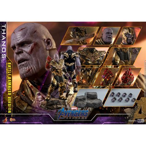Hot Toys MMS Avengers Endgame Thanos Battle Damaged Version Shopee Singapore