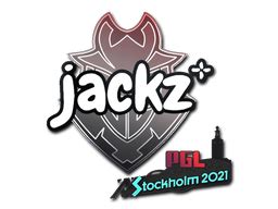 Sticker JACKZ Gold Stockholm 2021 CSGOSKINS GG