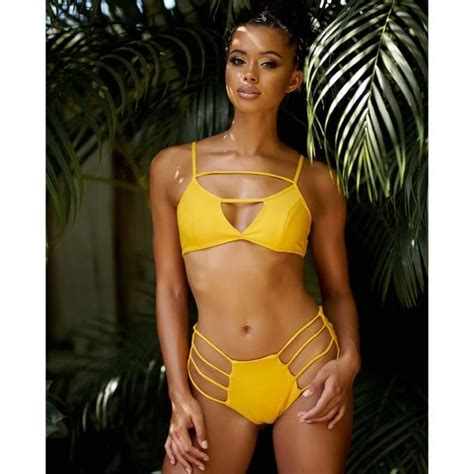 Maillots de bain femmes 2 pièces Sexy bikini Classique Boheme taille haute Elegant Mode 8060