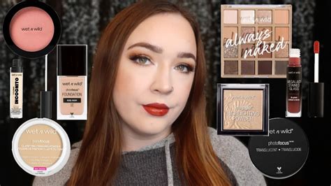 Full Face Of Wet N Wild Makeup Ft Always Naked Eyeshadow Palette YouTube