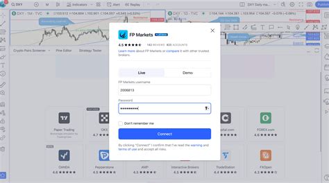 TradingView Charts - Trade Directly with FP Markets