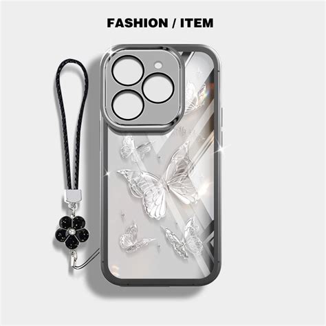 Capa Luxuosa Borboleta Prova De Choque Infinix Hot I G G